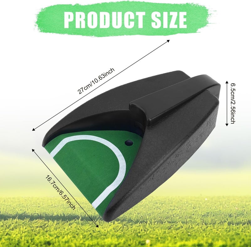 BTFO Golf Ball Return Putting Unit, Automatic Golf Ball Returner Putting Return Machine Battery-Powered (Not Included) for Indoor Outdoor Home Office Yard Practice - Image 2